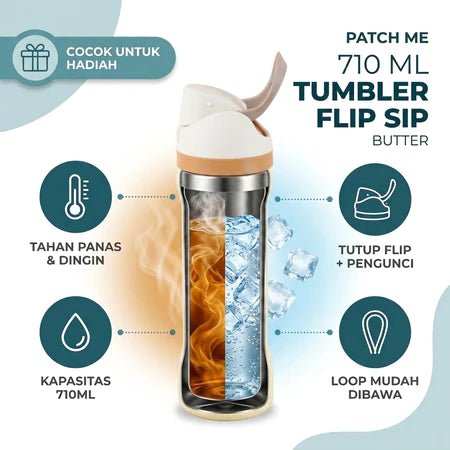 PATCH ME - Tumbler Stainless 710ML Sport Portable