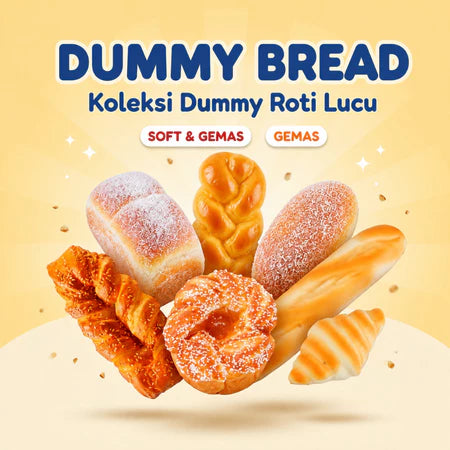 PATCH ME - Dummy Bread Roti Mainan Etalase Pajangan Estetik
