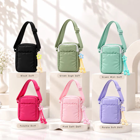 PATCH ME - Phone Bag Sling Puffer Mini Dompet Gantung Leher Ringan