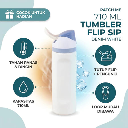 PATCH ME - Tumbler Stainless 710ML Sport Portable