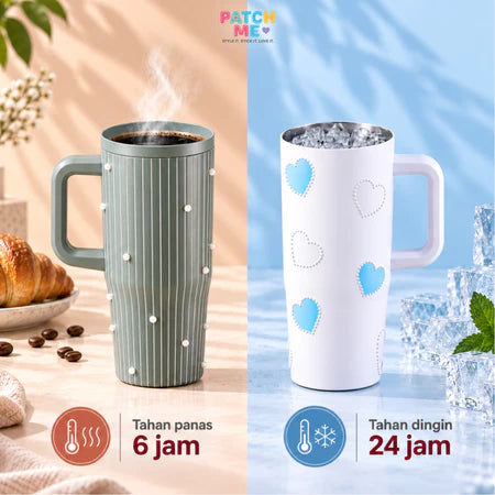 PATCH ME - Tumbler 1200ML Stainless Steel 304 Cute