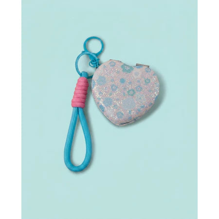PATCH ME - Keychain Mirror Cermin Lipat Love 2 Sisi