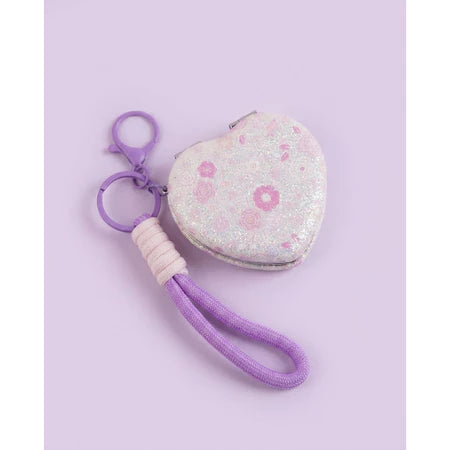 PATCH ME - Keychain Mirror Cermin Lipat Love 2 Sisi