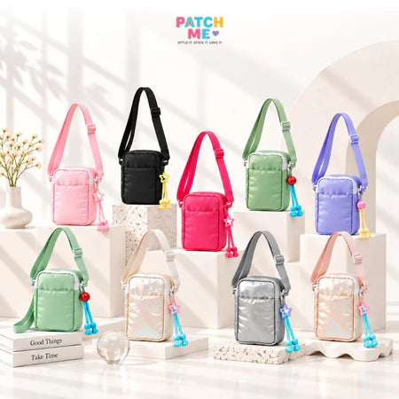 PATCH ME - Phone Bag Sling Puffer Mini Dompet Gantung Leher Ringan