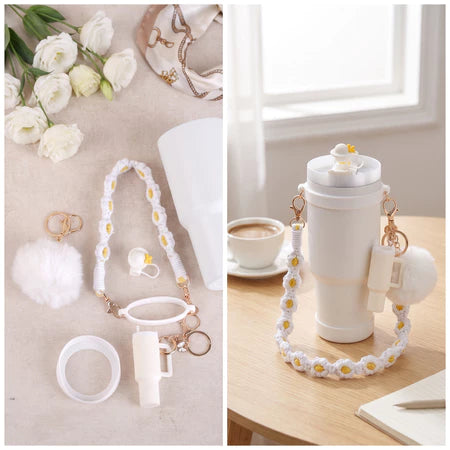 PATCH ME - Set Aksesoris Tumbler Strap Manik-Manik Charm Cute
