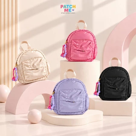 PATCH ME - Backpack Mini Wanita Lucu Aesthetic Korean Style [Free Keychain]