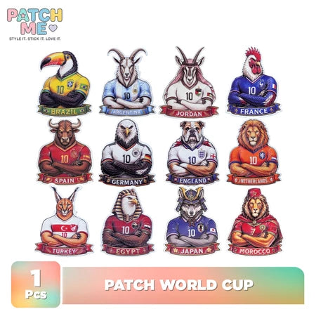 PATCH ME - Patch Bordir World Cup Piala Dunia 2026