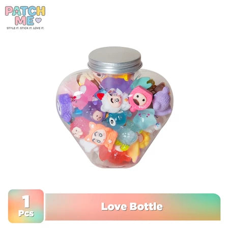PATCH ME - Botol Pajangan Mix Patch Beans Lucu
