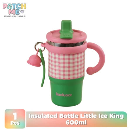 PATCH ME - Tumbler Stainless 600ML Little Ice King [Free Keychain]