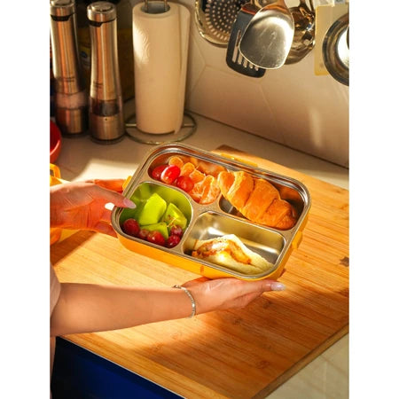 PATCH ME - Lunch Box Stainless Steel Sekat Anti Tumpah