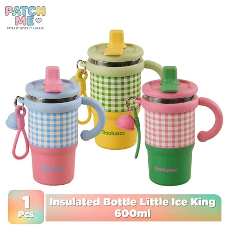 PATCH ME - Tumbler Stainless 600ML Little Ice King [Free Keychain]